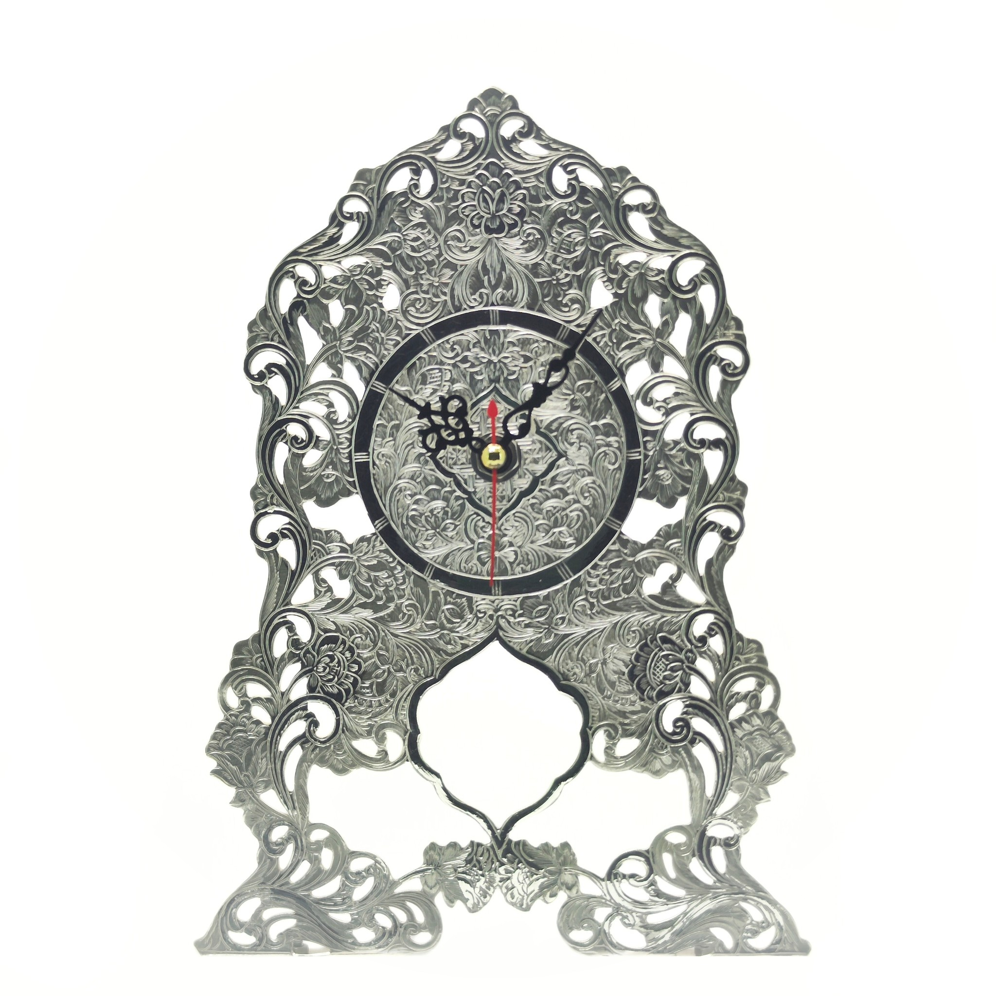 ساعت رومیزی طرح نقره