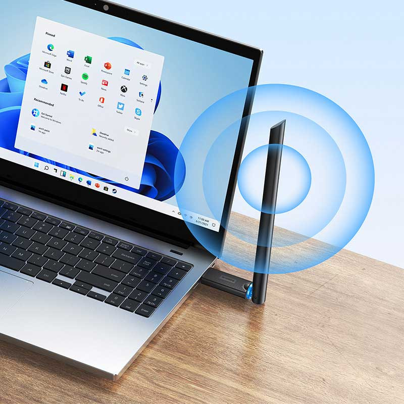 بی سیم USB کارت شبکه بیسوس مدل FastJoy Series BS-OH171