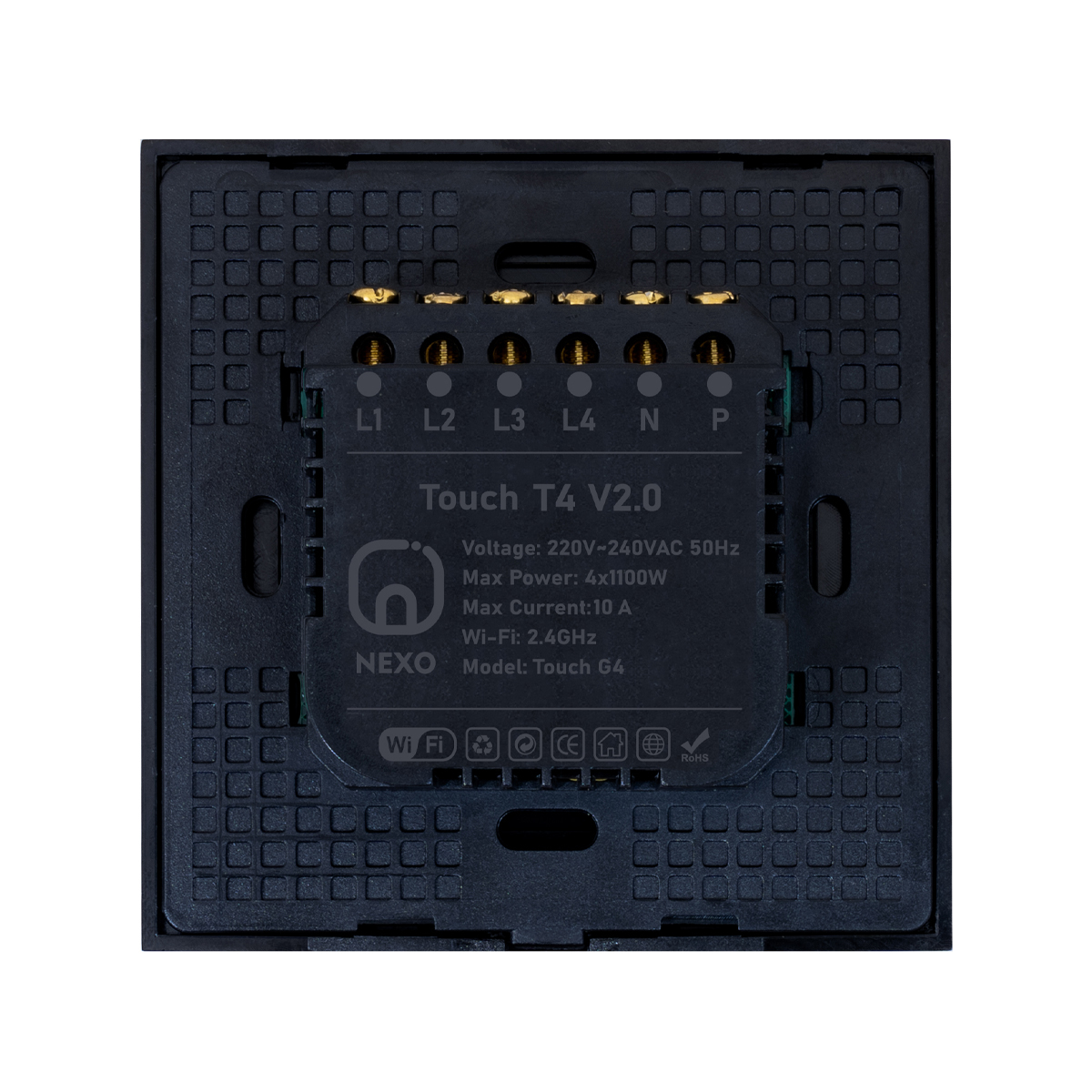 کلید لمسی هوشمند چهار پل نکسو مدل پلاس