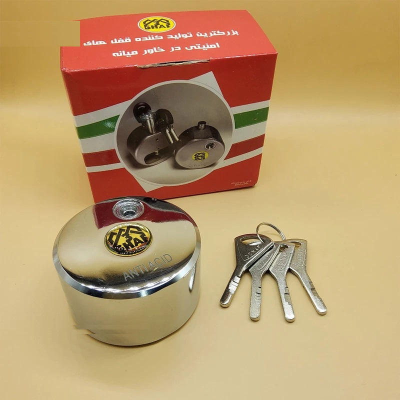 قفل کتابی سه قاف مدل گرد کد 0700