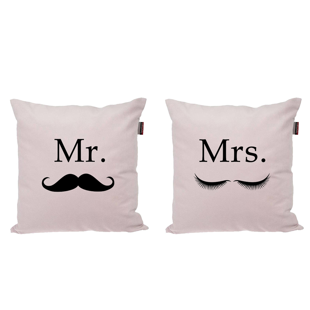کوسن ناریکو طرح فانتزی مدل ست عاشقانه .Mr. , Mrs کد 02 مجموعه دو عددی