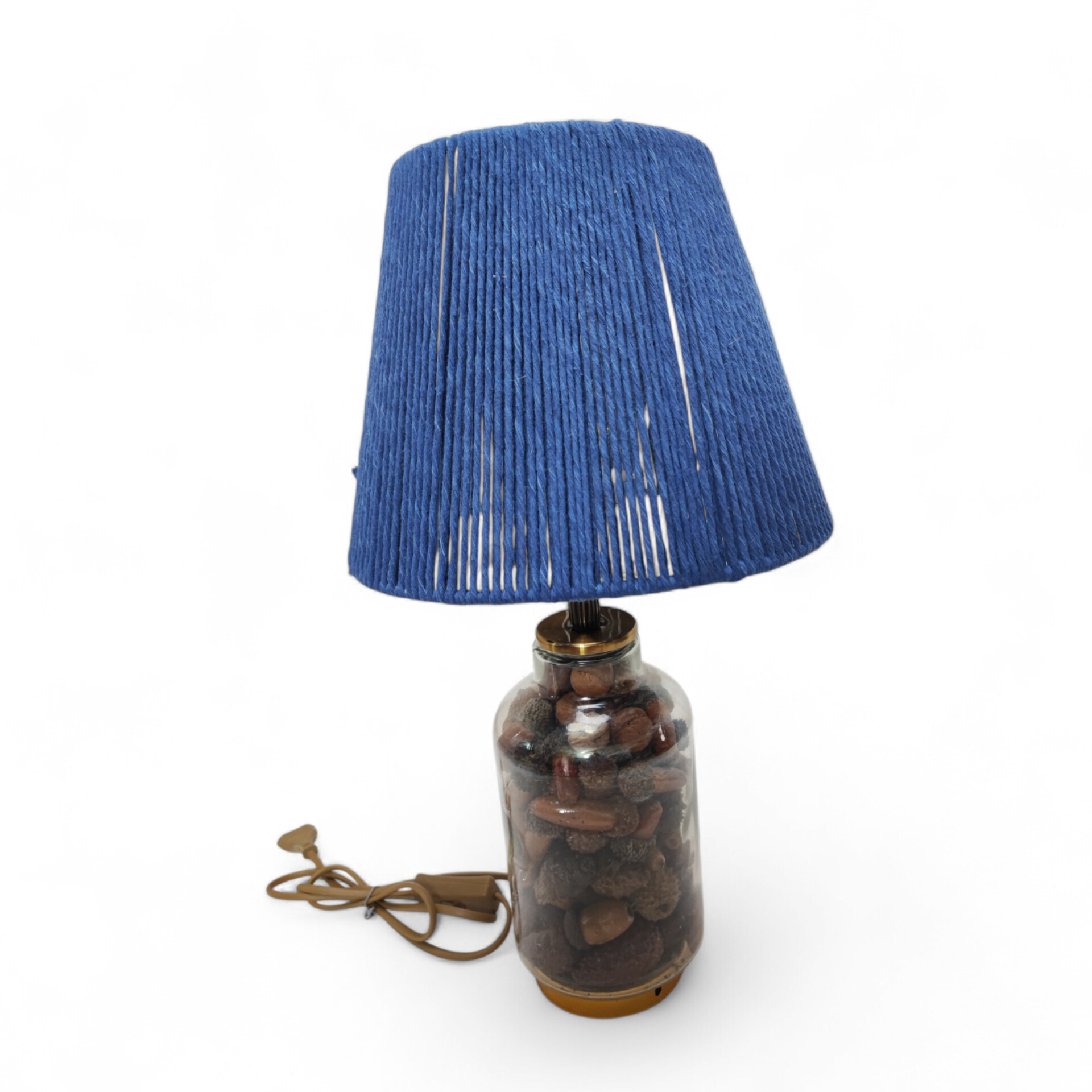 آباژور شیشه ای طرح بلوط مدل 01