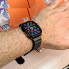 ساعت هوشمند 49 میلی‌متری مدل KW31 ULTRA3 با بند فلزی