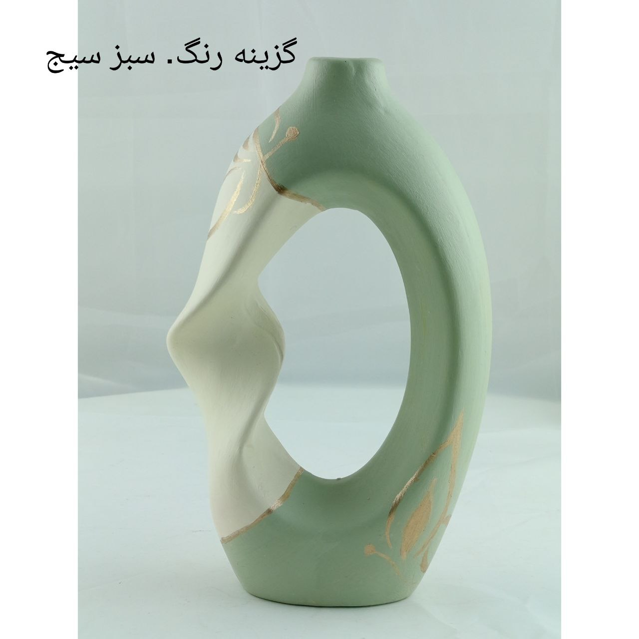 گلدان بتنی مدل پیچ مینیمال