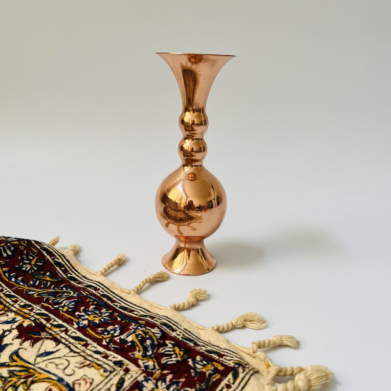 گلدان مسی مدل توپی کد ZH134.4