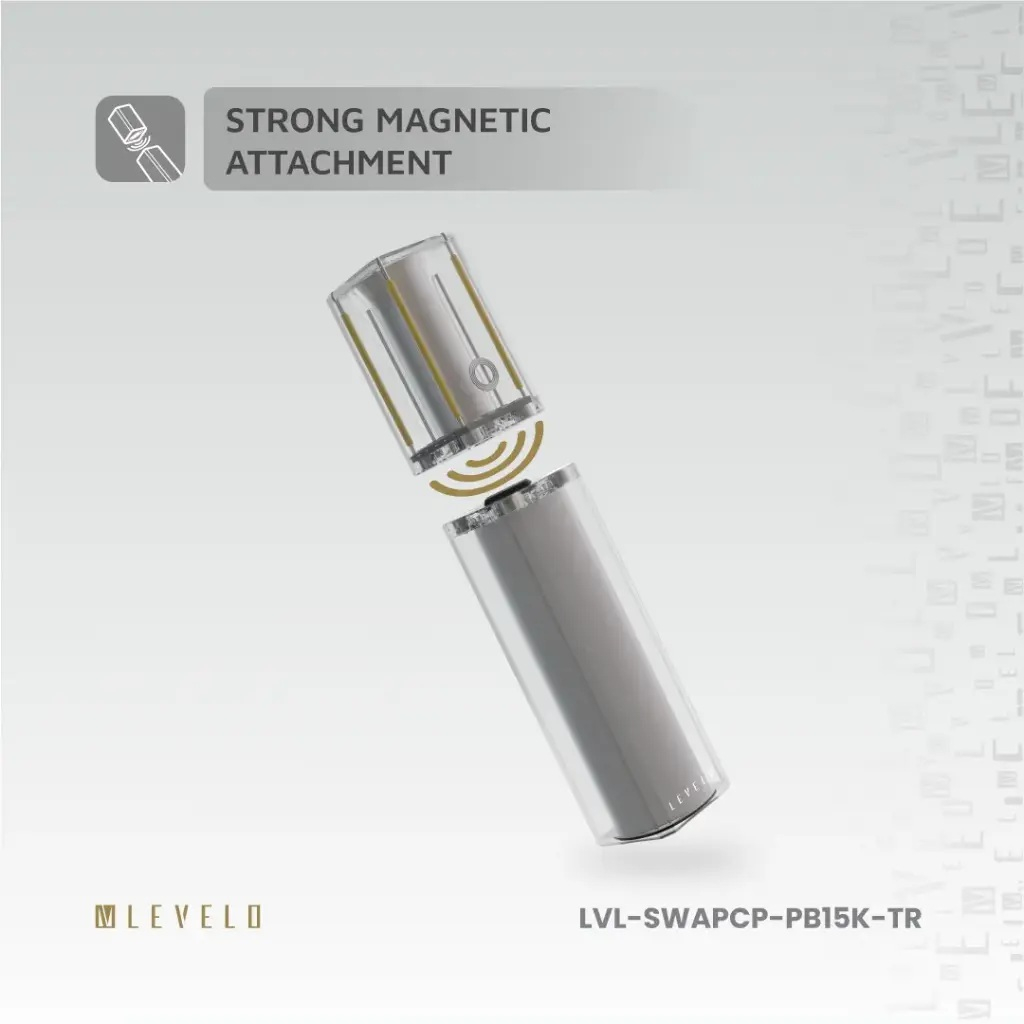 پاوربانک لِولو مدل LVL-SWAPCP-PB15K-TR ظرفیت 15000 میلی آمپر ساعت