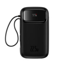 پاوربانک 22.5 وات بیسوس مدل 22.5W QPow2 Dual Cable ظرفیت 10000 میلی آمپر ساعت