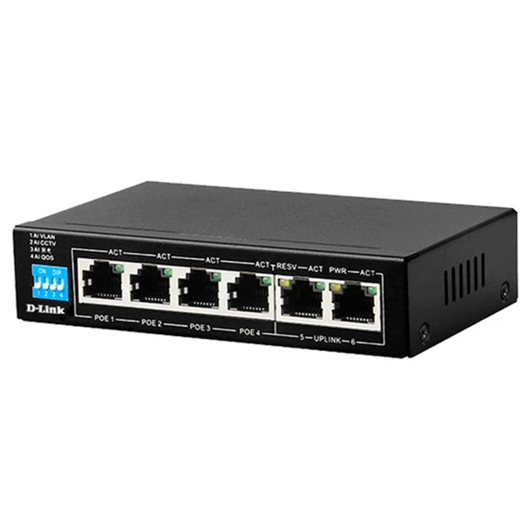 سوییچ شبکه 6 پورت دی لینک مدل DGS-F1006P