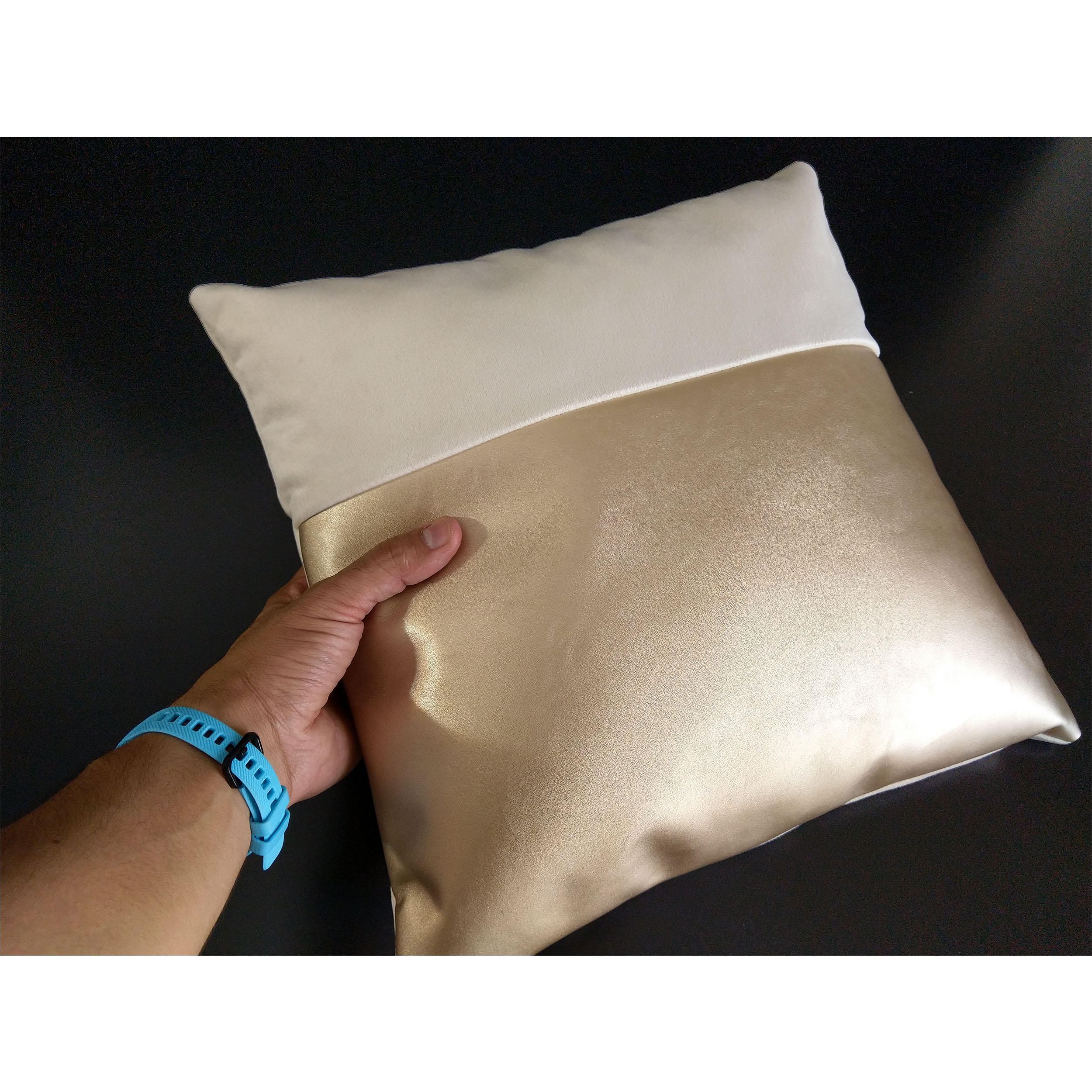 کاور کوسن مدل چرمی کد C-LEATHERY-AGF40 بسته 3 عددی