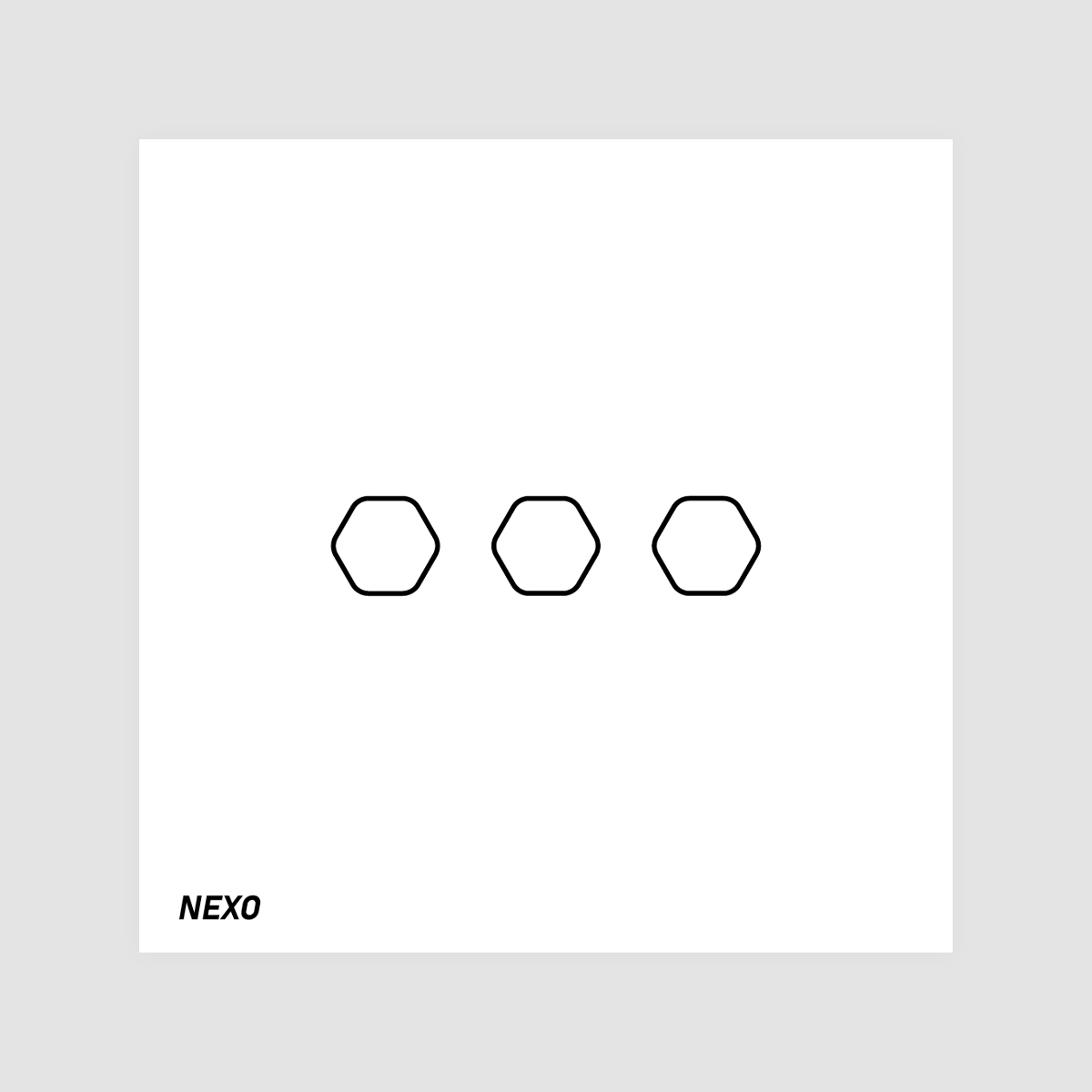 کلید لمسی هوشمند سه پل نکسو مدل پلاس