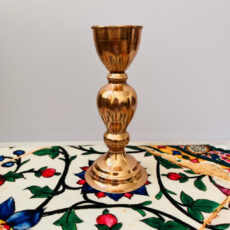 شمعدان مسی مدل مروارید کد ZH373