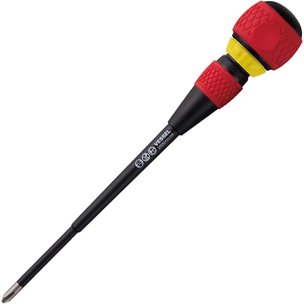 پیچ گوشتی چهارسو وسل مدل ballgrip2200(PH2x150) سایز 150 میلی متر