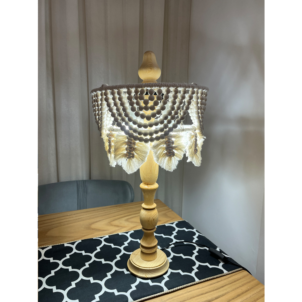 آباژور مدل چوبی مراکشی کد 30