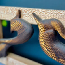 مجسمه چوبی مدل پرنده