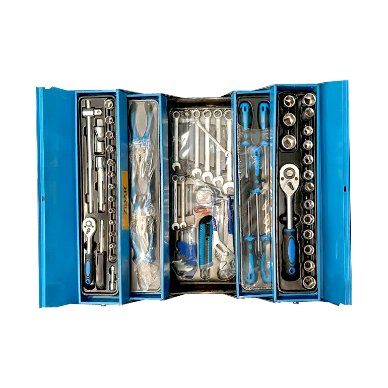 جعبه آچار بکس فلزی زیدار مدل MN-68 سایز 1/2 میلی متر مجموعه 150 عددی