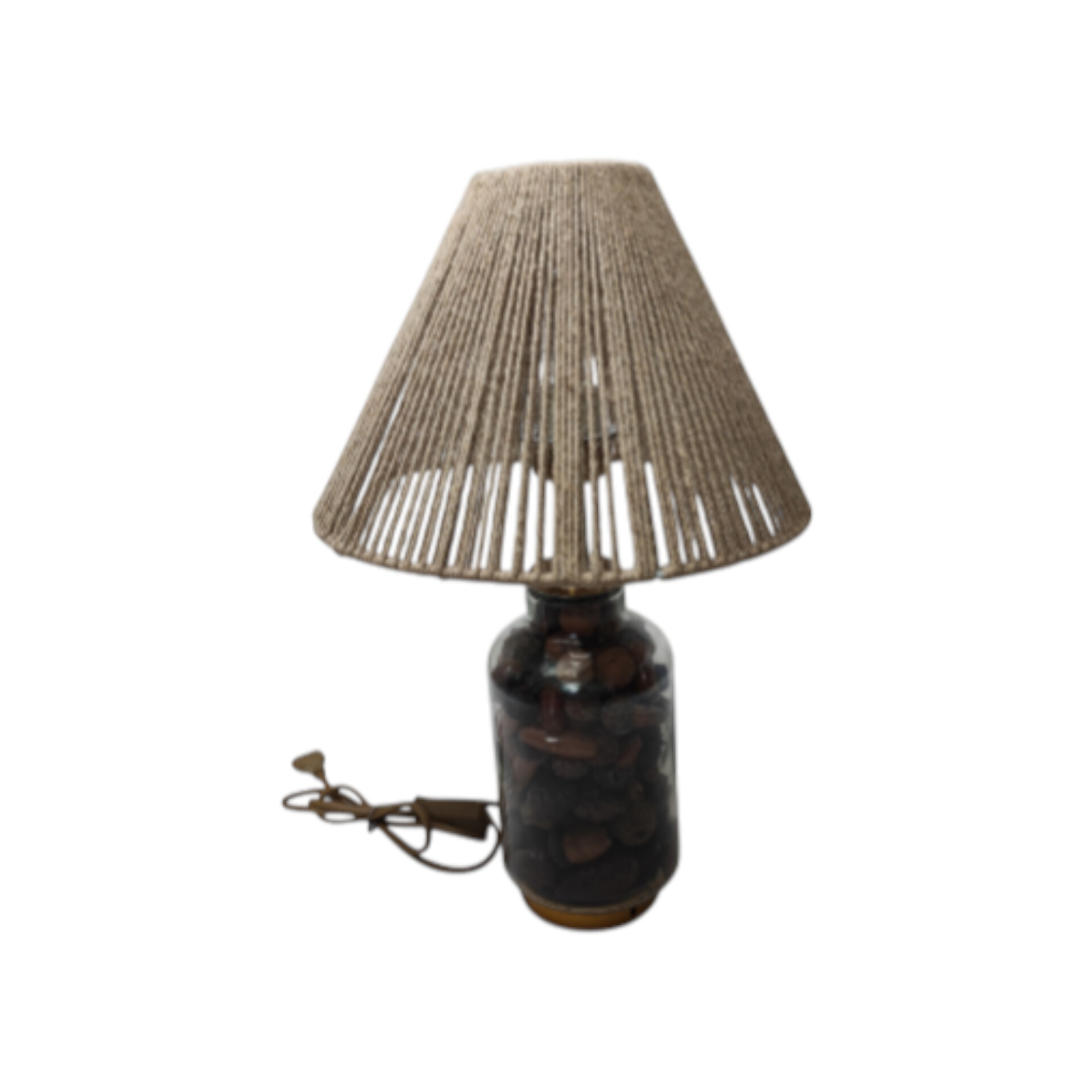 آباژور شیشه ای طرح بلوط مدل 01