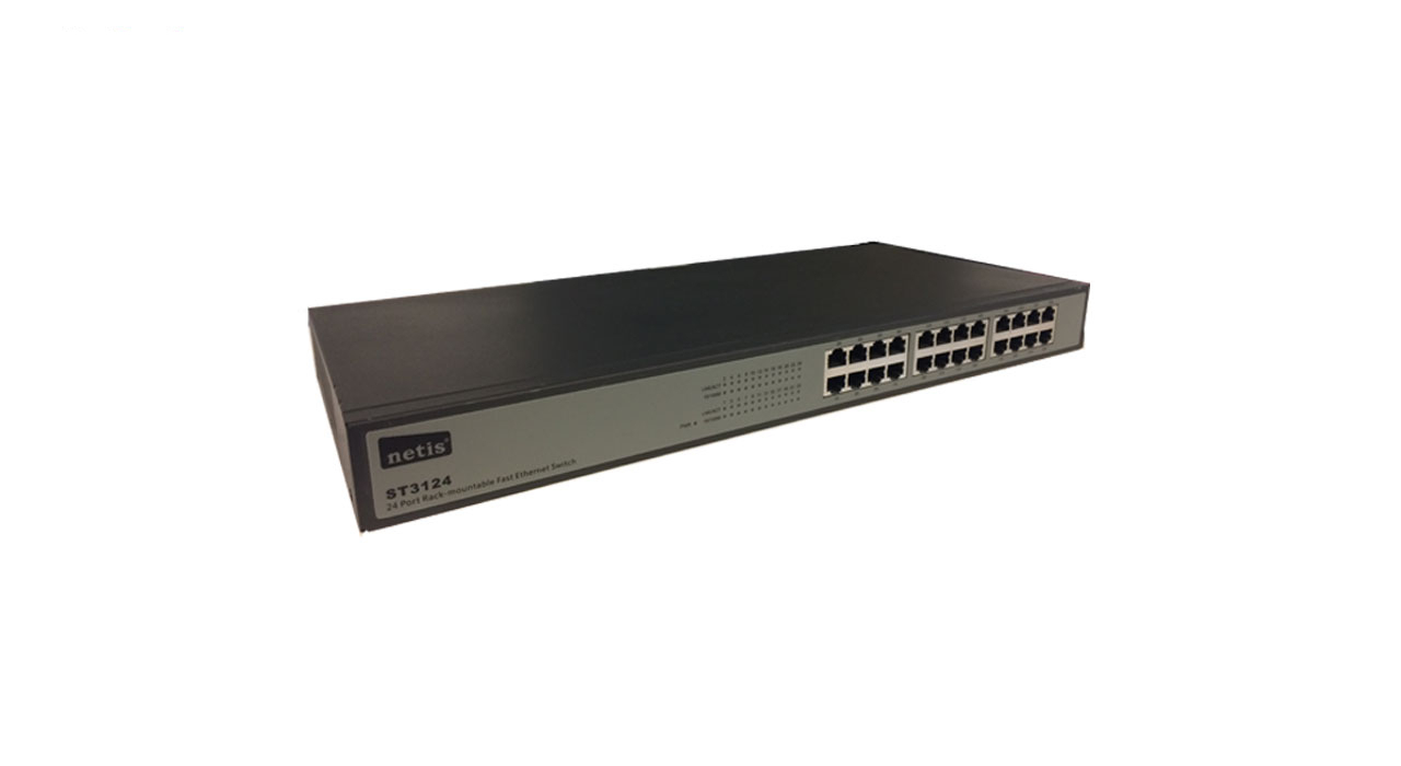 سوییچ 24 پورت غیر مدیریتی نتیس مدل ST3124