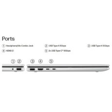 لپ تاپ 14 اینچی اچ‌ پی مدل OmniBook 5 Flip 14-fp0013dx-Core 5 120U-8GB LPDDR5 5200MHz-512GB SSD-IPS-Touch-Backlit-W به همراه قلم