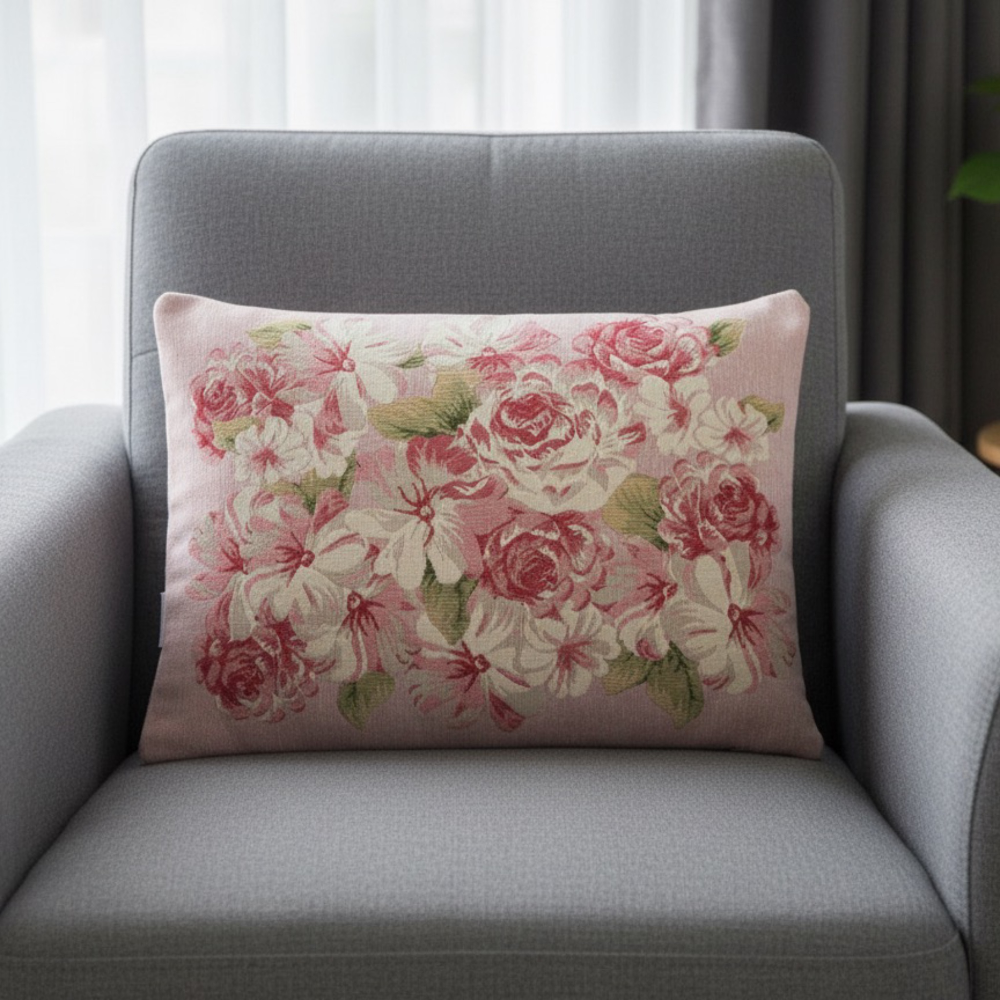 کاور کوسن انگلیش هوم مدل Dreamy Roses سایز 35x50 سانتی متر