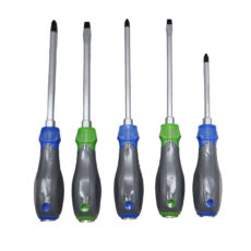 پیچ گوشتی چهارسو و دو سو کراسمن مدل ضربه خور کد YP-CR-149 S2 مجموعه 5 عددی