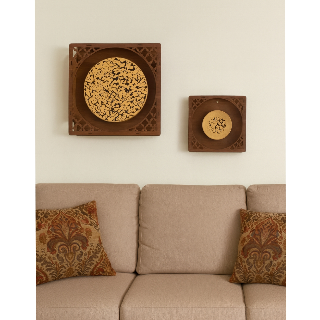 تابلو دکوراتیو مدل مدرن کد ۴۷ مجموعه دو عددی