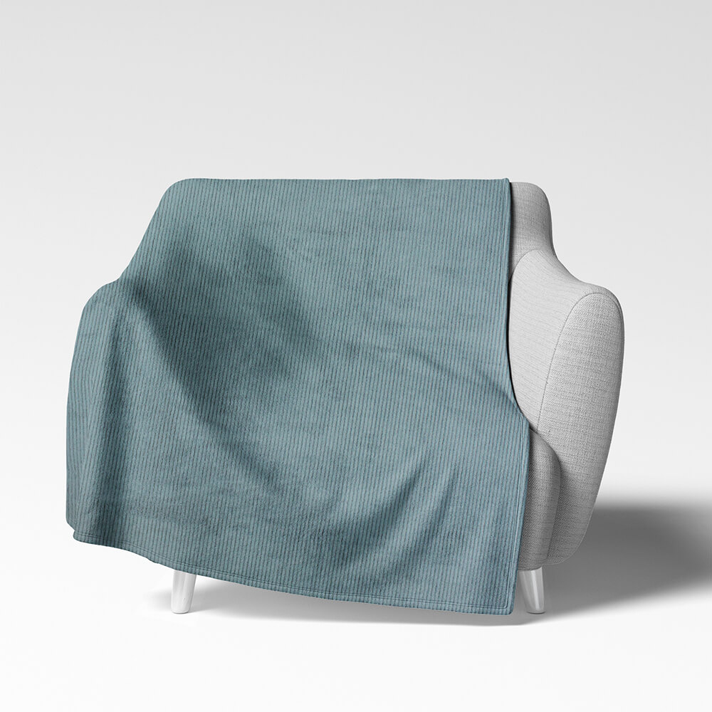 شال مبل شاران هوم مدل مخملی طرح راه راه سایز 450×170 سانتی متر