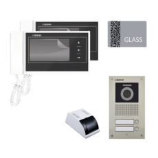 مجموعه دربازکن تصویری سوزوکی مدل 727-4ucm دو واحدی به همراه محافظ صفحه