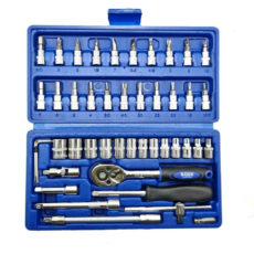 مجموعه 46 عددی آچار و سری بکس جغجغه ای مدل 46S