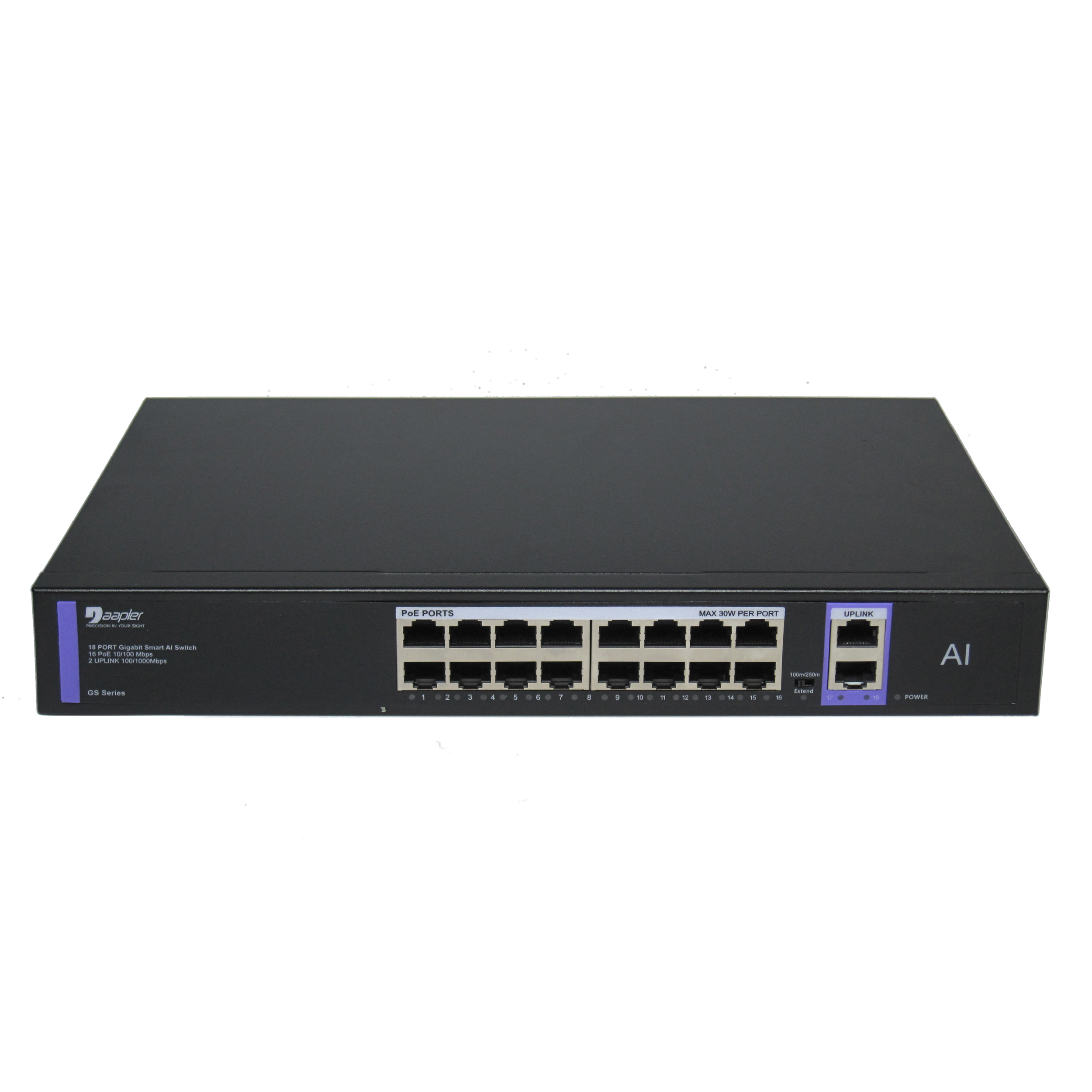 سوئیچ 16 پورت POE داپلر مدل GS162