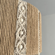 لوستر بافتنی مدل مراکشی هندسی کد 3520