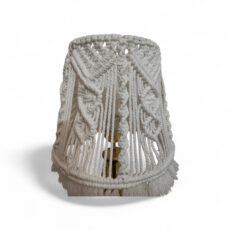 آباژور شیشه ای مدل مکرومه کد 02