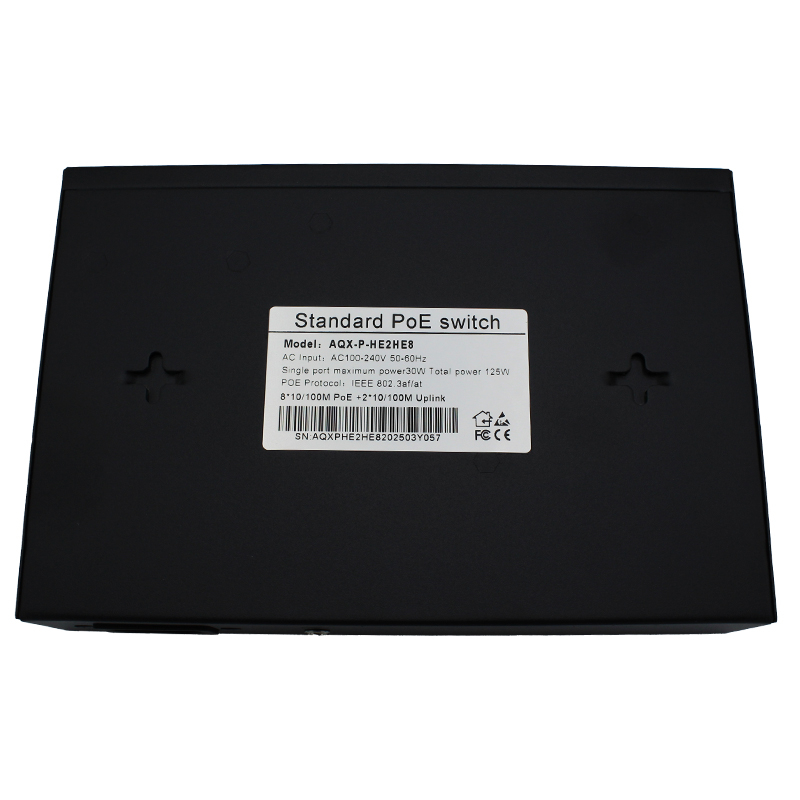 سوییچ 8 پورت PoE مدل AQX-P-HE2HE8