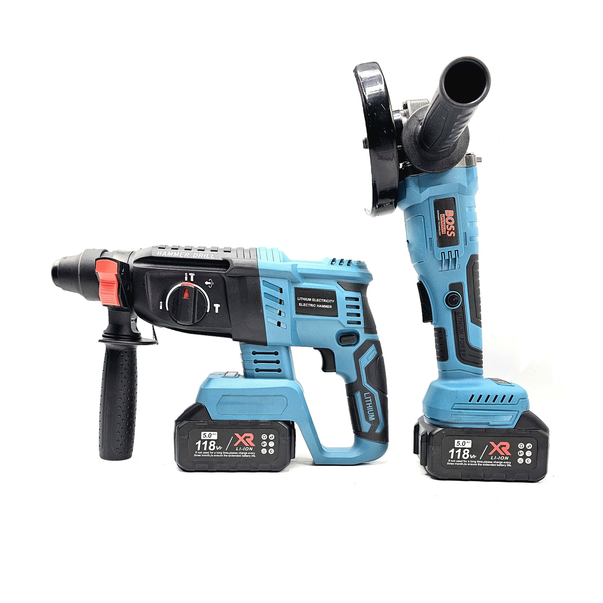 ابزار شارژی صنعتی باس مدل LIFE_STYLE کد 2 مجموعه 4 عددی