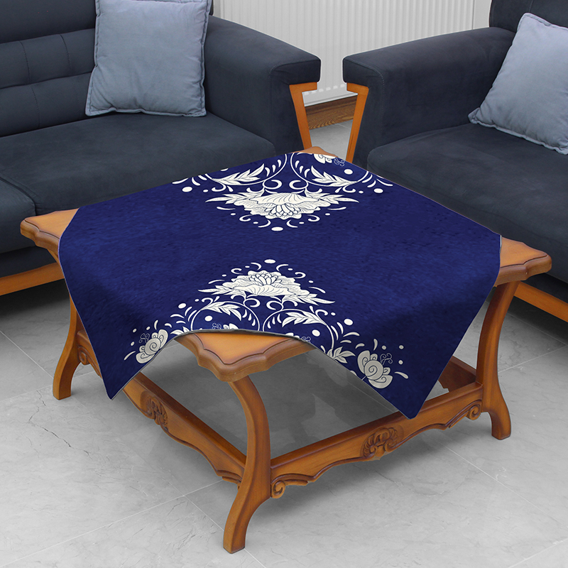 رومیزی مدل مخمل کد M00203 بسته 9 عددی