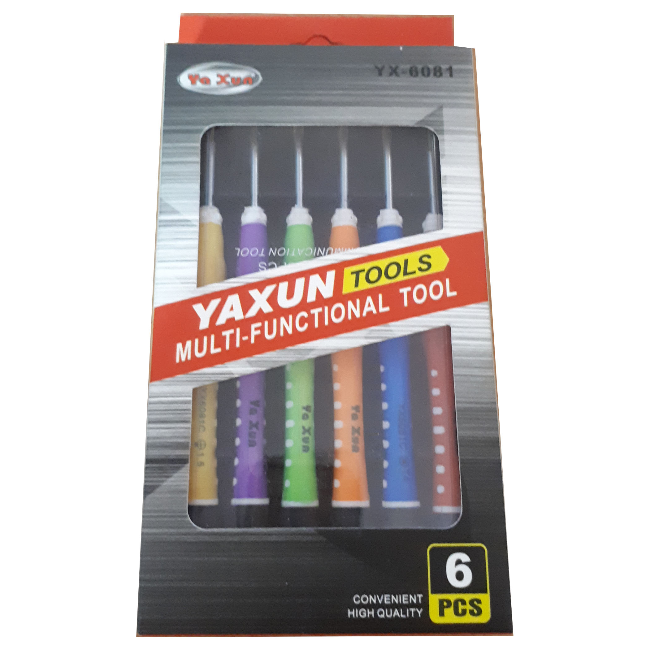 مجموعه 6 عددی سری پیچ گوشتی یاکسون مدل YX-6081-C