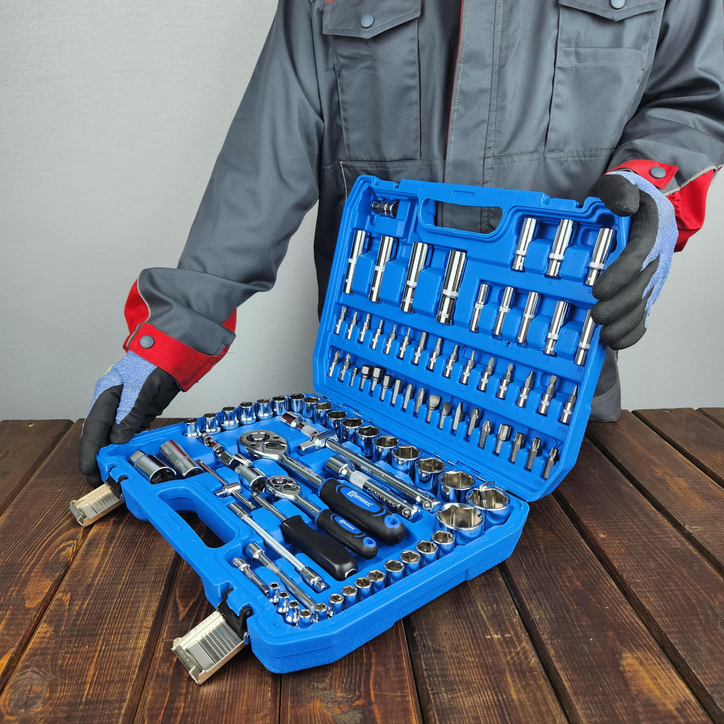 آچار بکس اینتیمکث کد GHR140 مجموعه 94 عددی