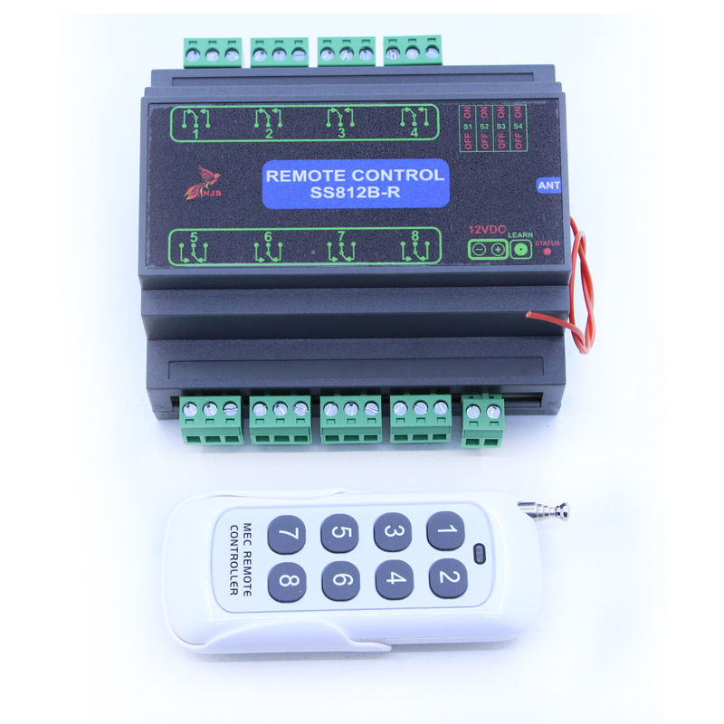 گیرنده و ریموت دربازکن ان جی بی مدل SS812B-R