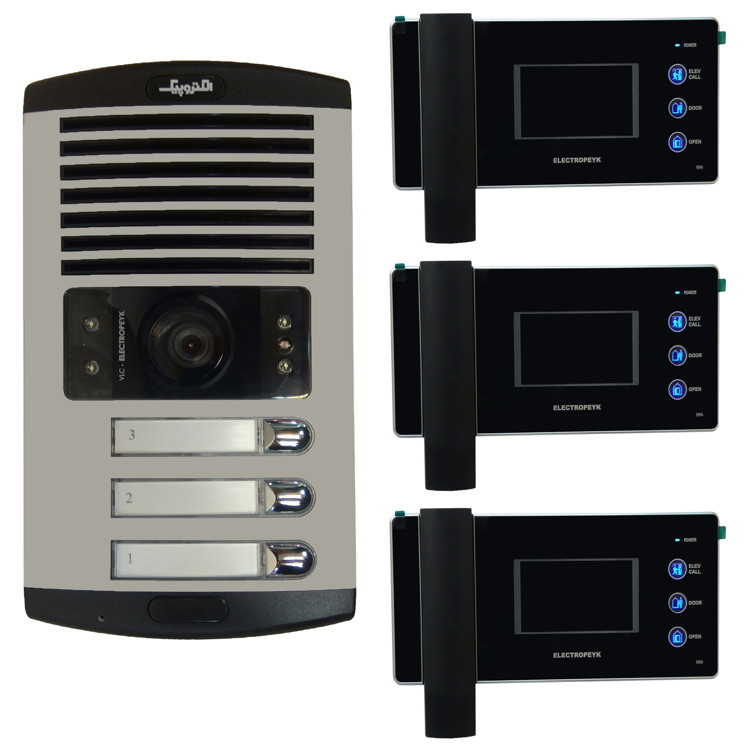 دربازکن تصویری الکتروپیک مدل 1096 کد 1067 مجموعه 4 عددی