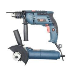 مجموعه 2 عددی دریل و مینی فرز صنعتی باس مدل LIFE_STYLE