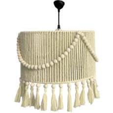 لوستر تزئینی مدل مکرومه دست ساز مراکشی کد ۰۳