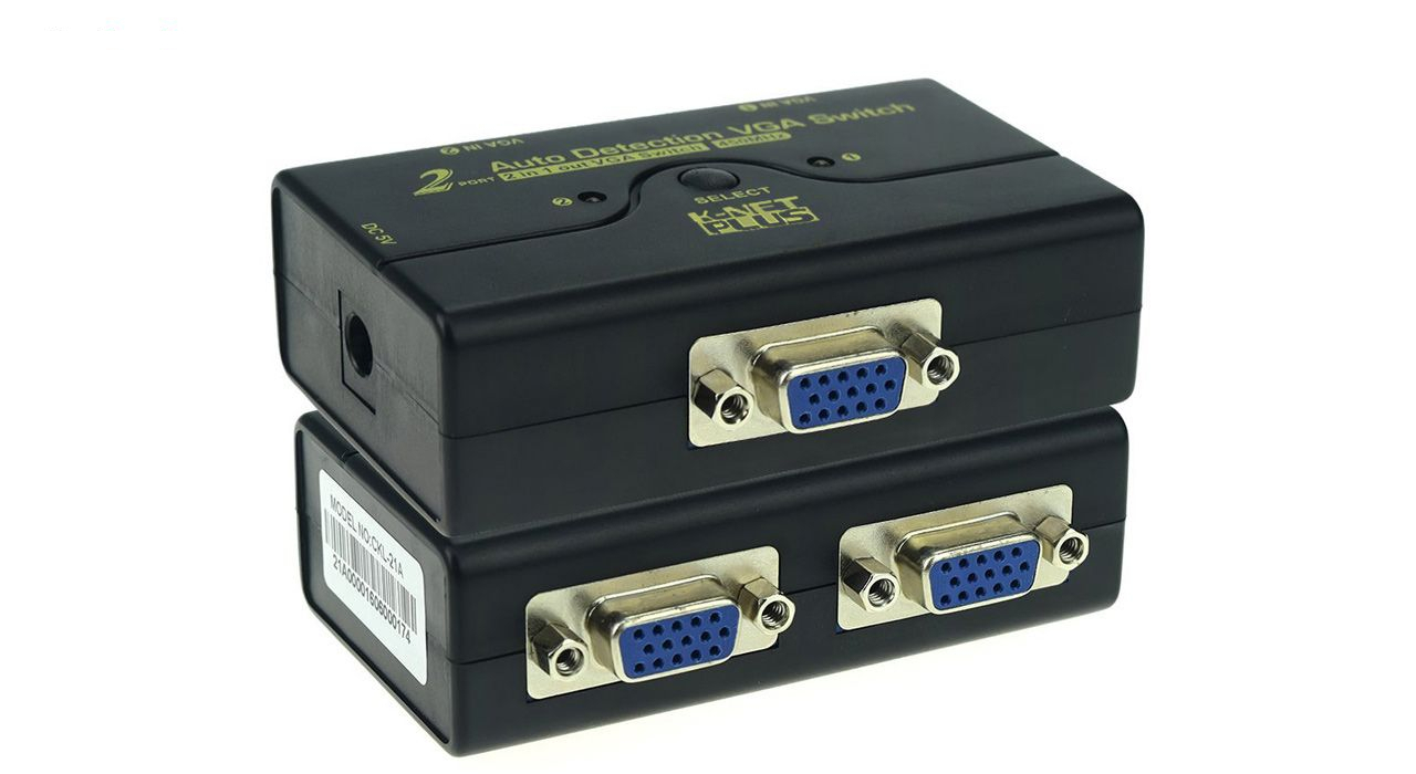 سوئیچ دو پورت VGA کی نت پلاس مدل KPM9021