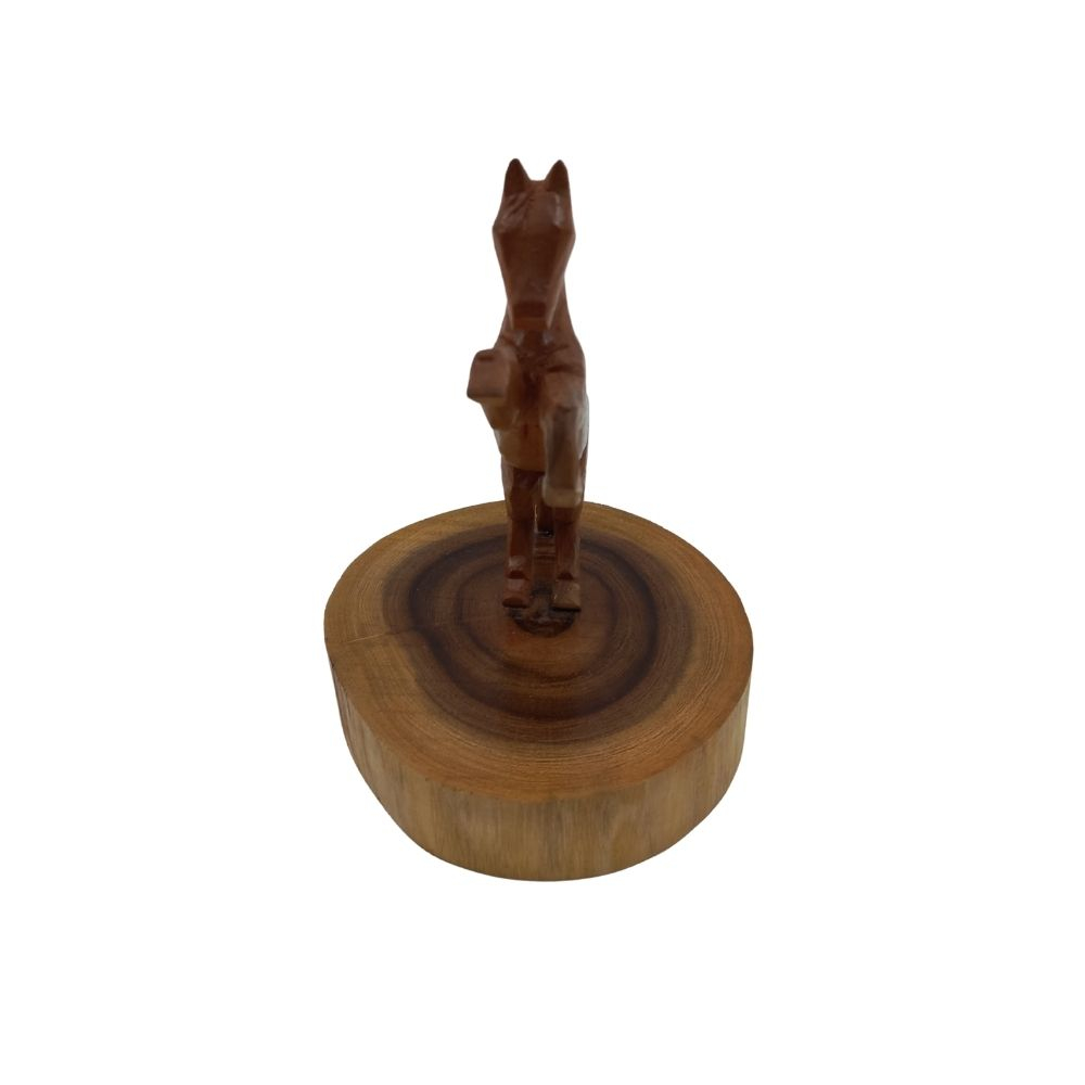 مجسمه چوبی مدل اسب