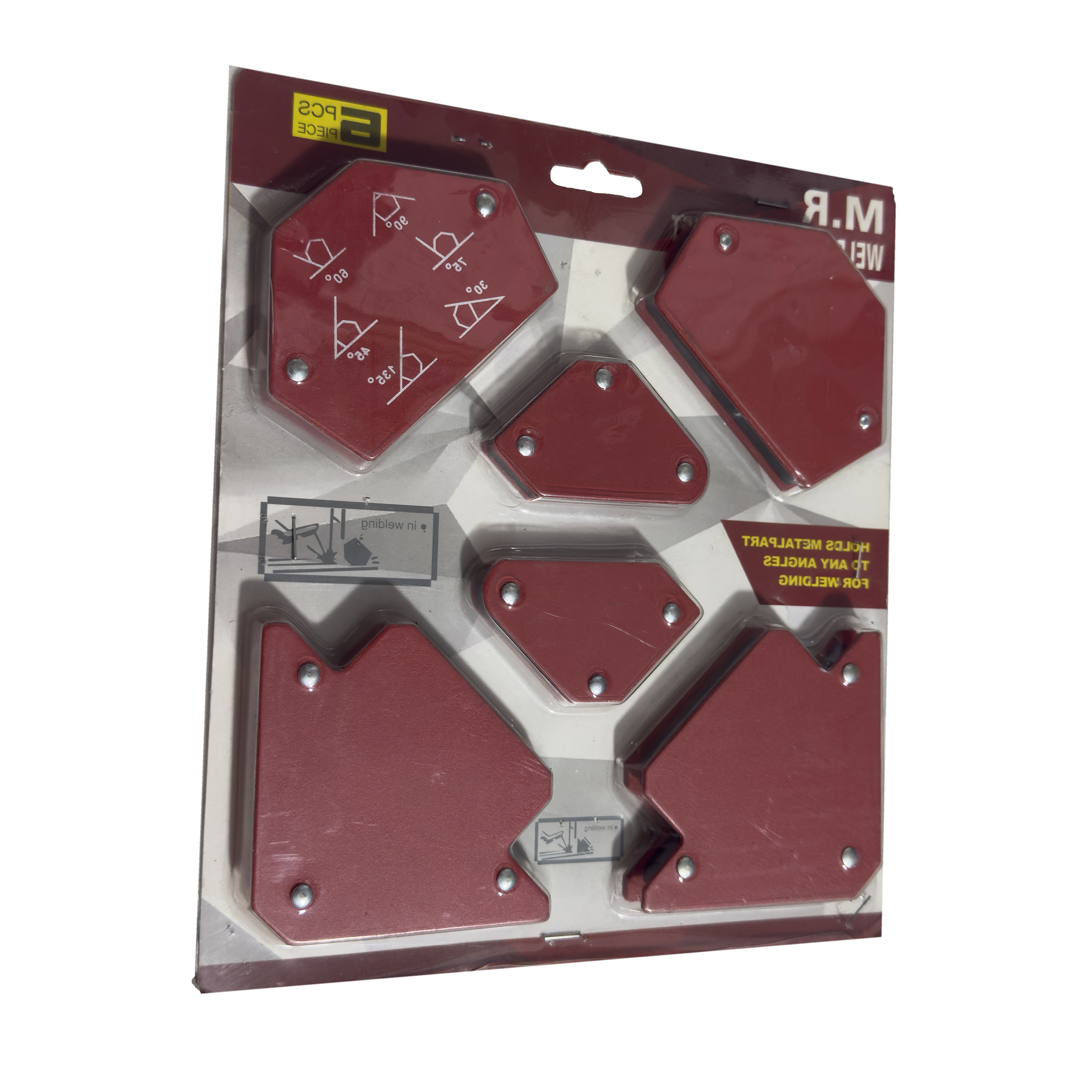 گونیا جوشکاری مدل SMT-M.R-6pcs مجموعه 6 عددی
