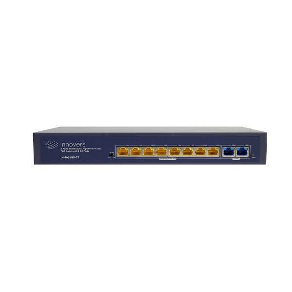 سوییچ 8 پورت مگابیتی اینوورس مدل IN-1008GP-2T Desktop