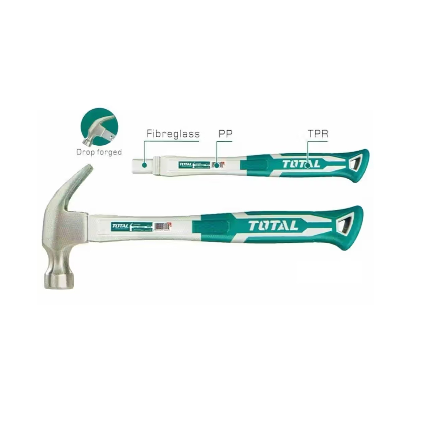 چکش میخ کش توتال مدل THT7386 وزن 220 گرم