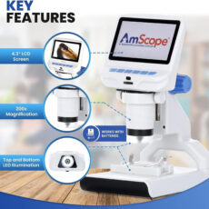 میکروسکوپ دیجیتال مدل Full HD 12MP به همراه ریموت کنترل