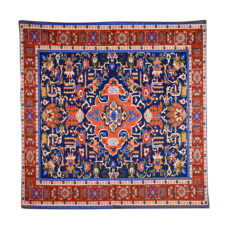 رومیزی مدل مخمل طرح کاشی کد 147