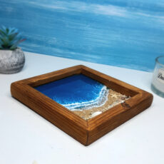 تابلو رزینی طرح دریا و ساحل