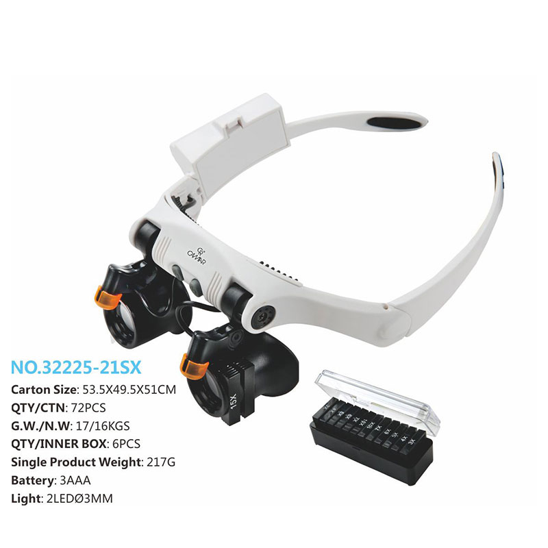 ذره بین کامار مدل لوپ  عینکی کد 32225_21SX