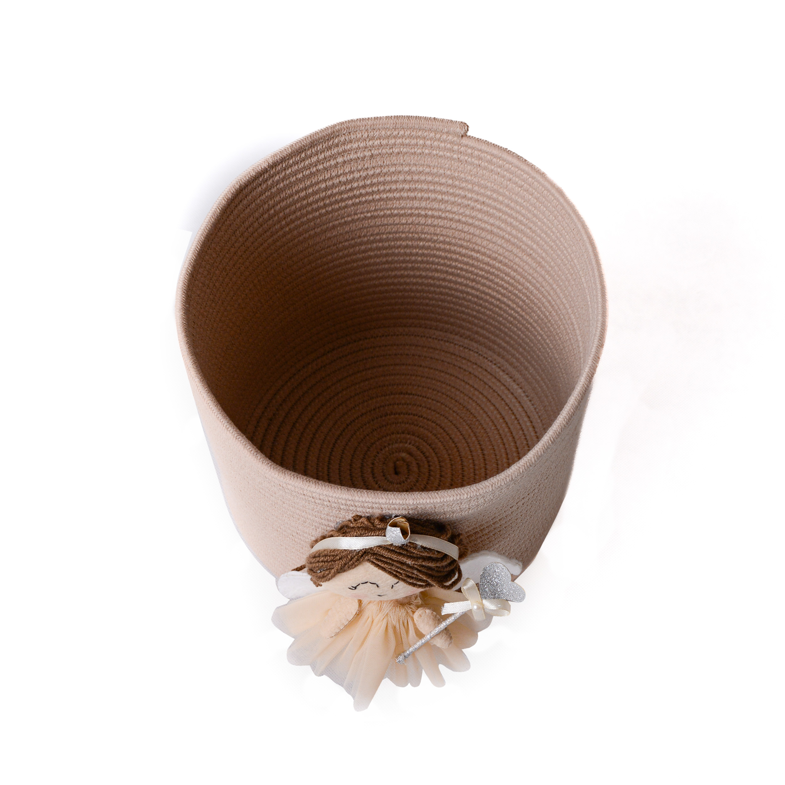 ست سطل و دستمال اتاق کودک مدل فرشته کد 0373